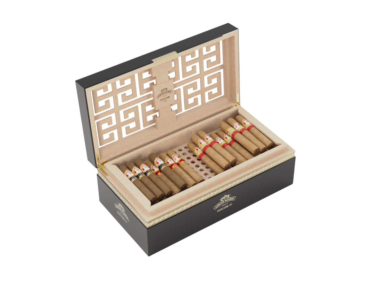Adrian Magnus Excelsium 100 Humidor Black/Black