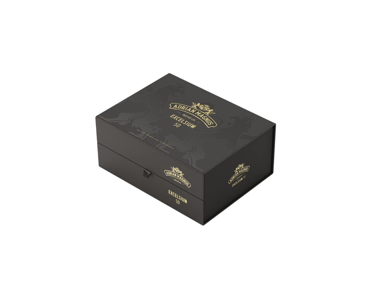 Adrian Magnus Excelsium 50 Humidor Black/Black