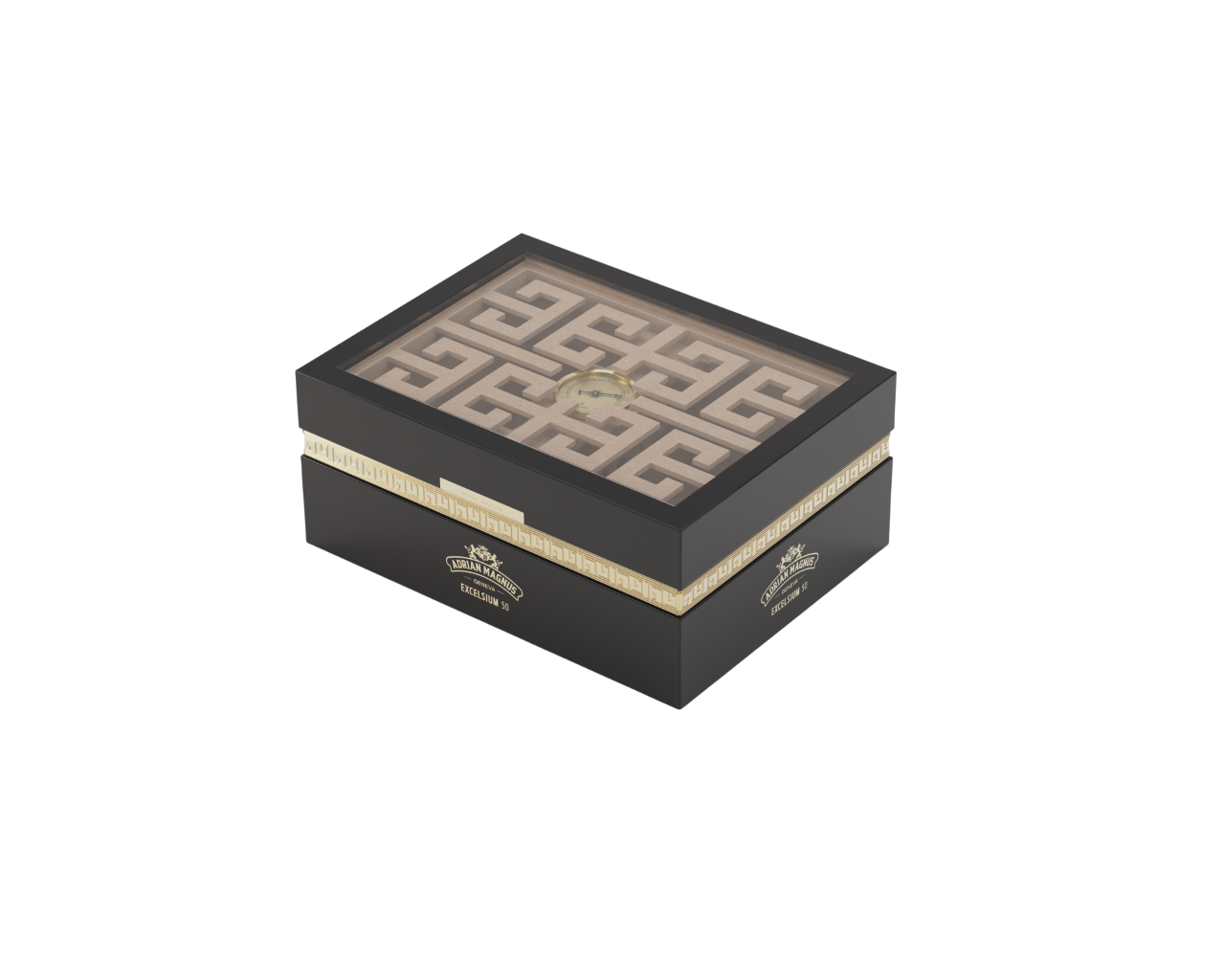 Adrian Magnus Excelsium 50 Humidor Black/Black