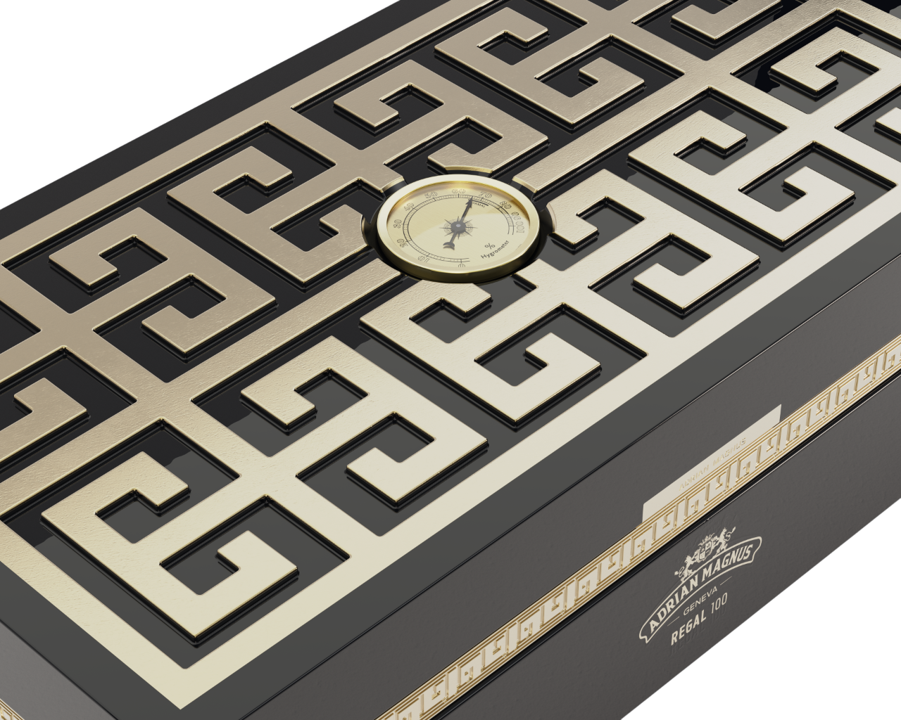 Adrian Magnus Regal 100 Humidor Black/Black