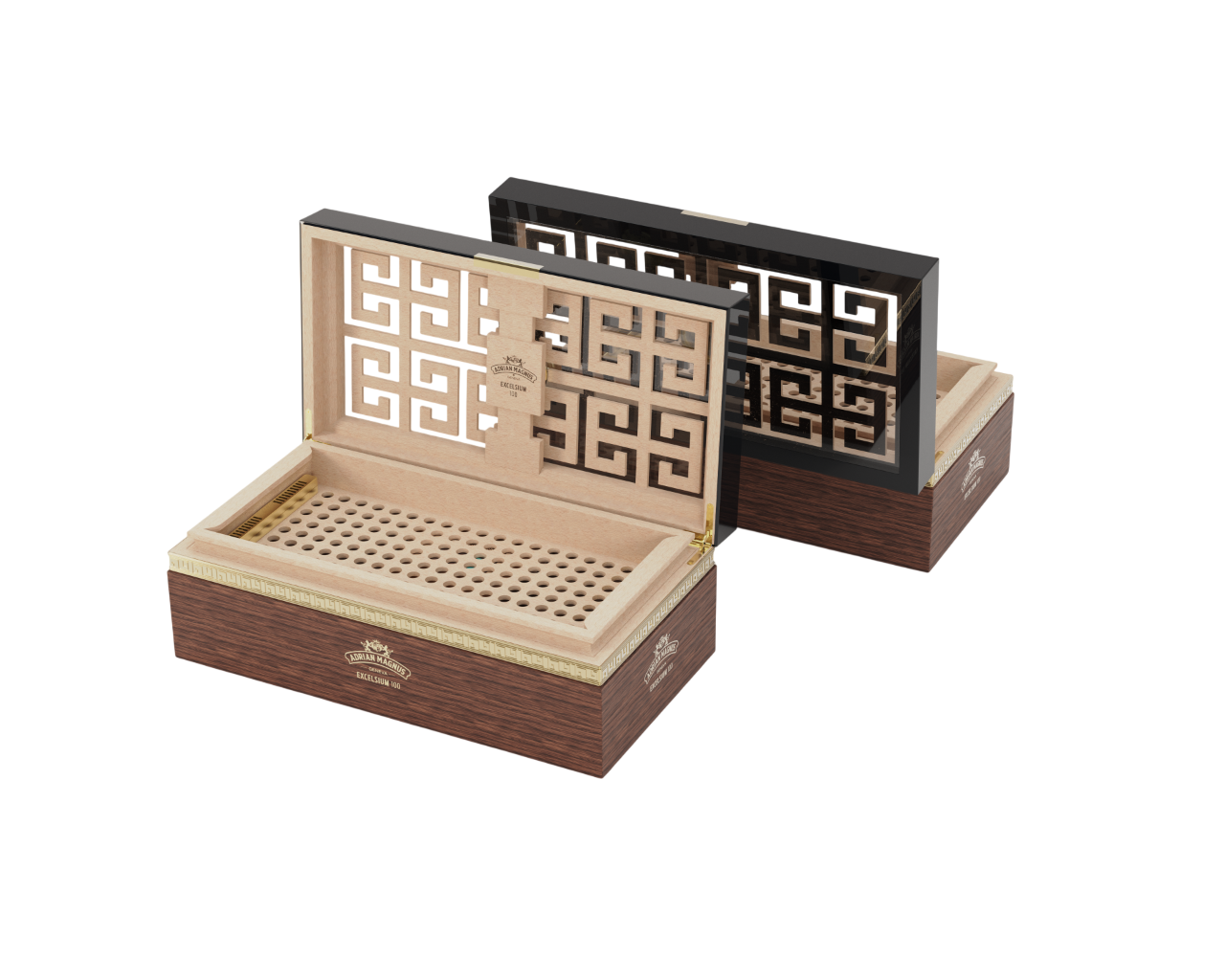 Adrian Magnus Excelsium 100 Humidor Wood/Black